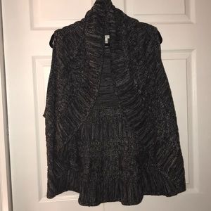 Reference Point cowl neck tank top sweater